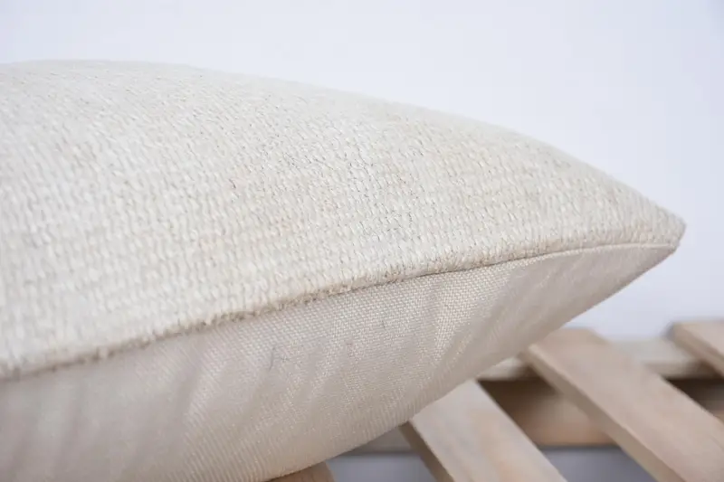 Antique Pillows, Throw Kilim Pillow, Hippie Throw Pillow, Pillow Case, Chair Pillow Cover, 12x20 Beige Pillow Sham, Boho Pillow Sham Cover - 7