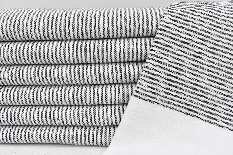 Wedding Anniversary Gift, Maid Of Honor Gift, Best Friend Gift, Personalized Gifts, Custom Hand Towel, 40x18 Cotton Striped Towel, Turkish Tea Towel - 3