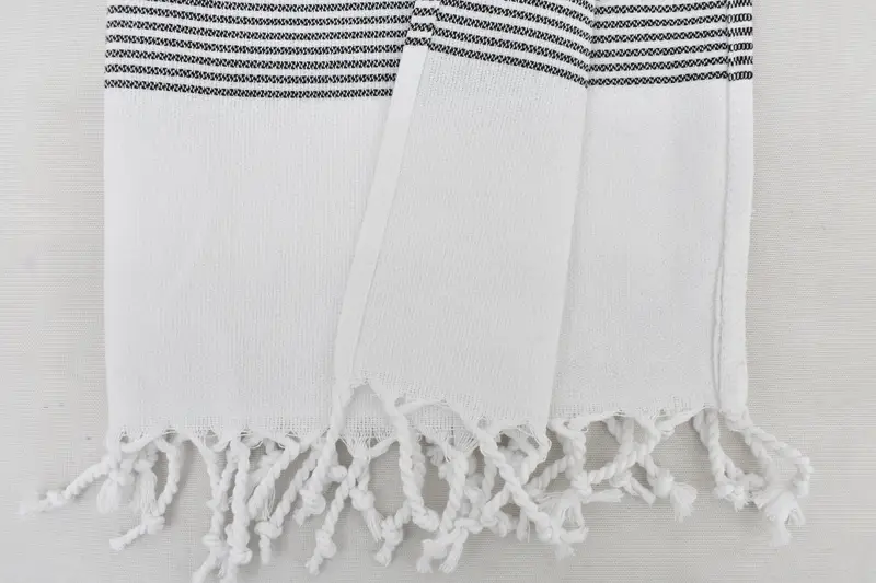 Wedding Anniversary Gift, Maid Of Honor Gift, Best Friend Gift, Personalized Gifts, Custom Hand Towel, 40x18 Cotton Striped Towel, Turkish Tea Towel - 8