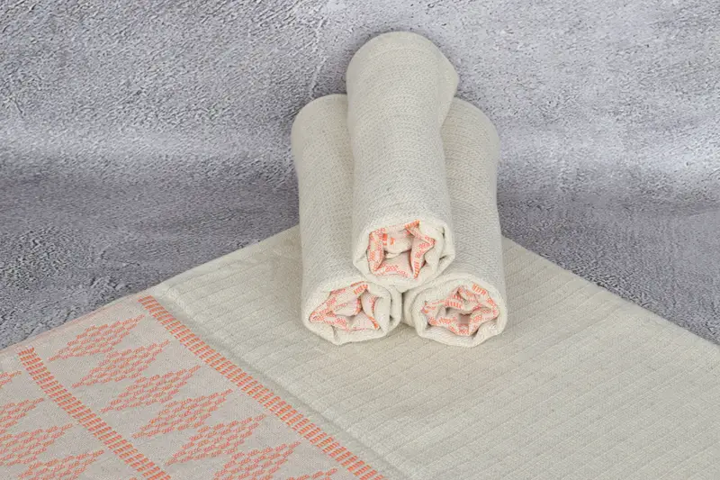 Kitchen Towel, Home Decor Gifts, 40x20 Linen Kilim Design Towel, Organic Tea Towel, Personalized Wedding Gift, Small Bath Towels, Turkish Hand Towel - 7
