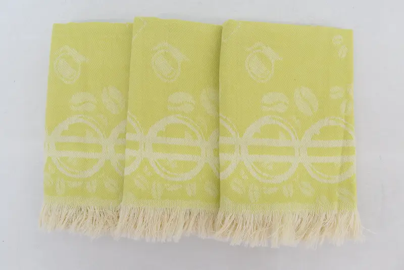 Monogrammed Hand Towel, Kitchen Towel, Personalized Dish Towel, Bachelorette Party Items, 28x20 Cotton Coffee Patterned Towel, Bachelor Party Gifts - 4