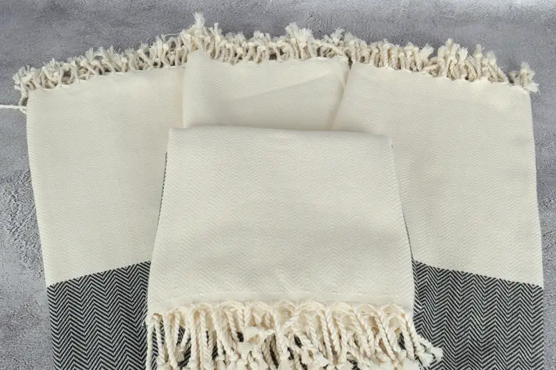 Summer Towel, Gift Towel, Bridal Shower Favors, 70x36 Cotton Zig zag Towel, Quick-Dry Beach Towel, Yoga Towel, Custom Wedding Gifts, Scarf Towel - 4