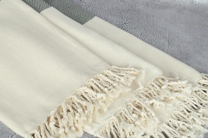 Summer Towel, Gift Towel, Bridal Shower Favors, 70x36 Cotton Zig zag Towel, Quick-Dry Beach Towel, Yoga Towel, Custom Wedding Gifts, Scarf Towel - 5