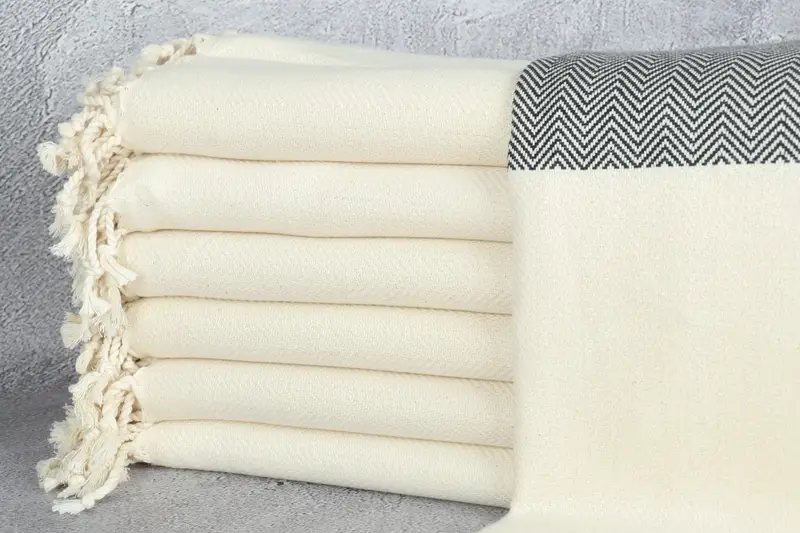 Summer Towel, Gift Towel, Bridal Shower Favors, 70x36 Cotton Zig zag Towel, Quick-Dry Beach Towel, Yoga Towel, Custom Wedding Gifts, Scarf Towel - 1