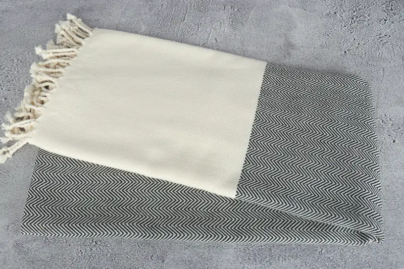 Summer Towel, Gift Towel, Bridal Shower Favors, 70x36 Cotton Zig zag Towel, Quick-Dry Beach Towel, Yoga Towel, Custom Wedding Gifts, Scarf Towel - 6