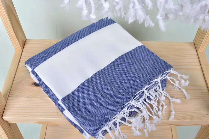 Anniversary Gift For Her, Personalized Gift, Bachelorette Party Gifts, Best Wedding Gift, Lightweight Turkish towel, 70x40 Cotton Striped Towel - 5