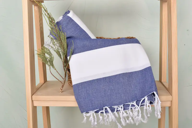 Anniversary Gift For Her, Personalized Gift, Bachelorette Party Gifts, Best Wedding Gift, Lightweight Turkish towel, 70x40 Cotton Striped Towel - 4