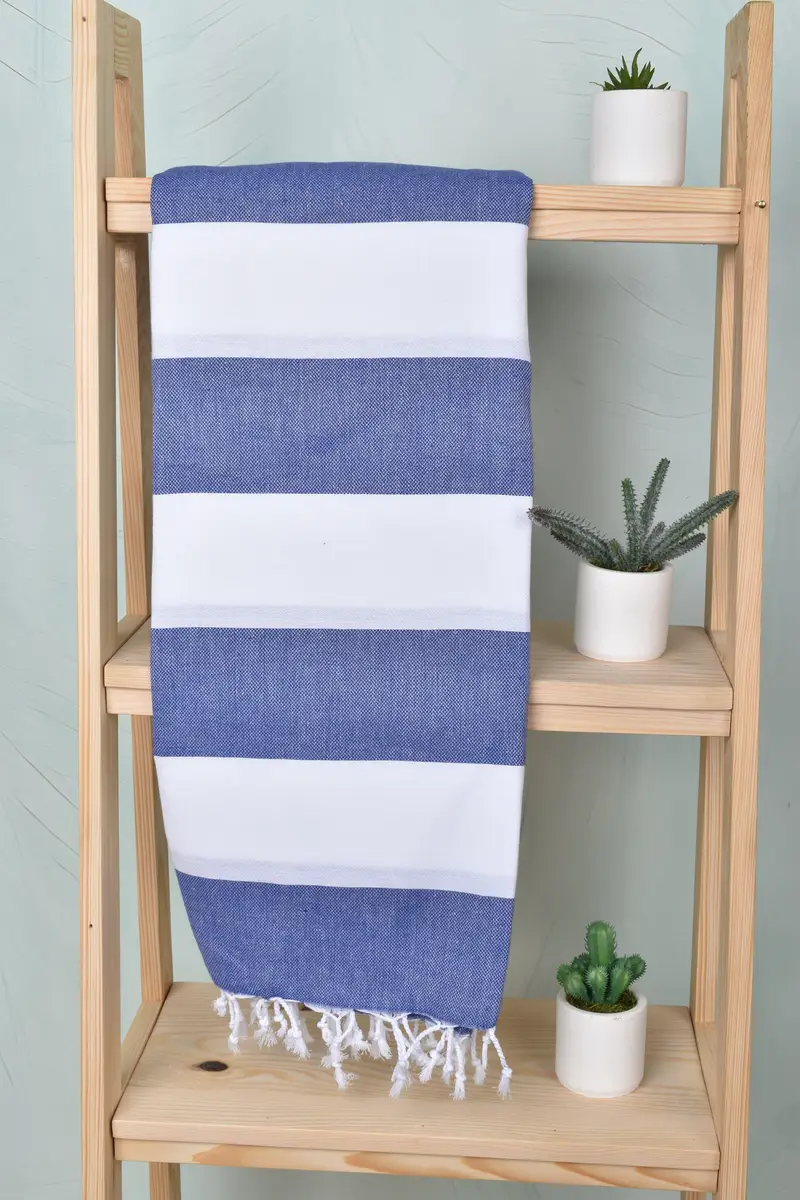 Anniversary Gift For Her, Personalized Gift, Bachelorette Party Gifts, Best Wedding Gift, Lightweight Turkish towel, 70x40 Cotton Striped Towel - 8
