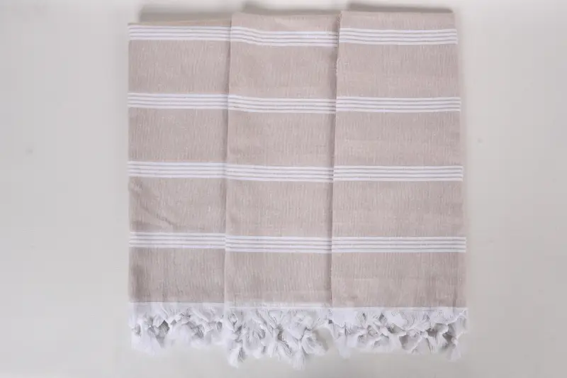 Gift Towel, 70x30 Cotton Striped Towel, Turkish Towel Set, Absorbent Turkish towel, Custom Beach Towel, Organic Towel, Personalized Turkish Towel - 7