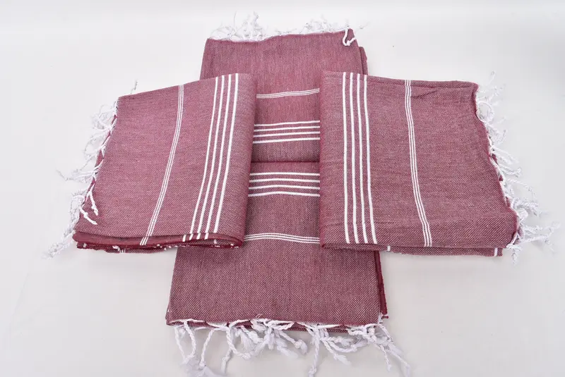 70x40 Cotton Striped Towel, Personalized Towel, Holiday Towel, Hammam towel, Girls Weekend Getaways Ideas, Bride Gift, Travel Towel, Wedding Favors - 6