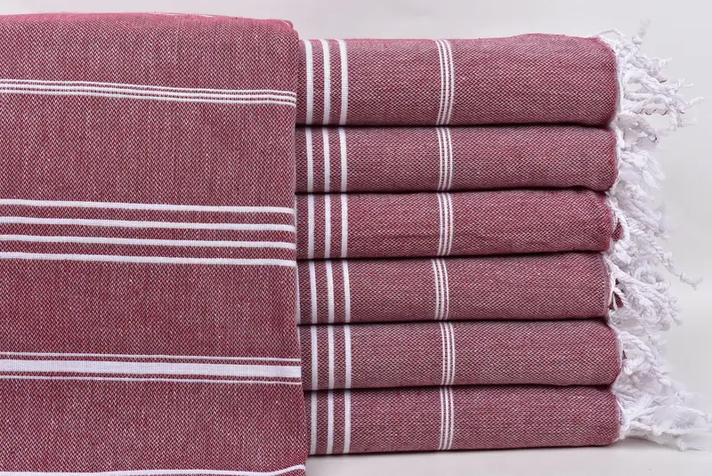70x40 Cotton Striped Towel, Personalized Towel, Holiday Towel, Hammam towel, Girls Weekend Getaways Ideas, Bride Gift, Travel Towel, Wedding Favors - 1