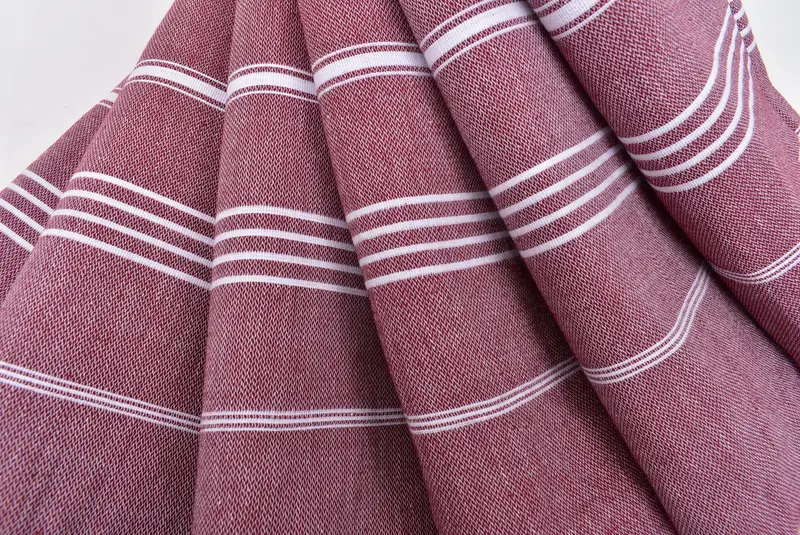 70x40 Cotton Striped Towel, Personalized Towel, Holiday Towel, Hammam towel, Girls Weekend Getaways Ideas, Bride Gift, Travel Towel, Wedding Favors - 5