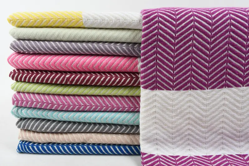 Lightweight towel, Girls Weekend Favors, Turkish Towel Set, 70x40 Cotton Zig zag Towel, Wedding Favors, Wedding Gift For Bride, Quick-dry peshtemal - 1