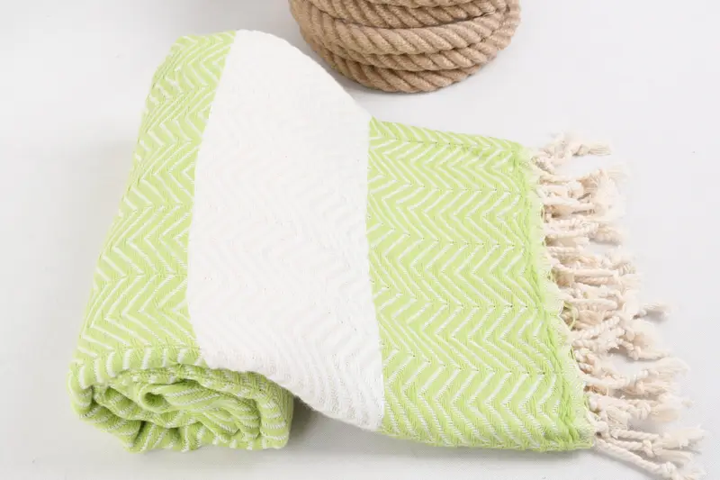 Lightweight towel, Girls Weekend Favors, Turkish Towel Set, 70x40 Cotton Zig zag Towel, Wedding Favors, Wedding Gift For Bride, Quick-dry peshtemal - 8