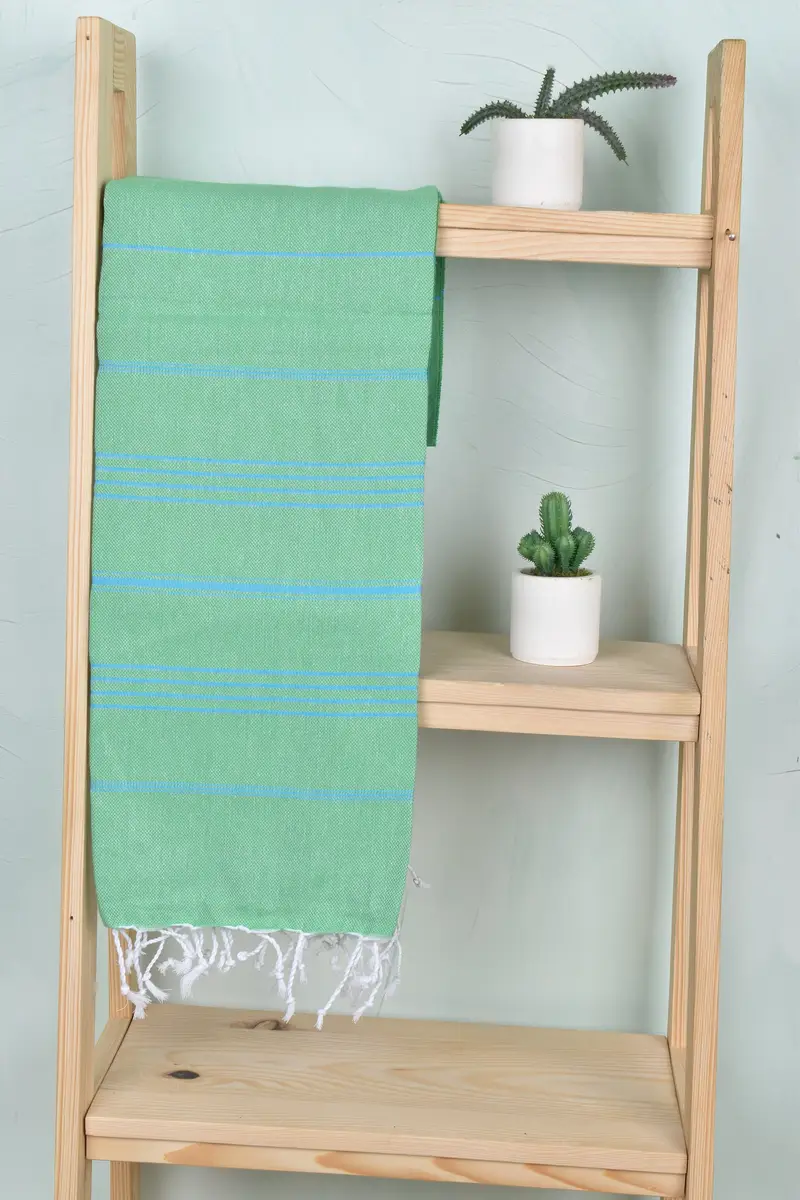 Turkish Towel Beach, Merry Christmas Gifts, Turkish Towel Monogram, Absorbent towel, Gift For Him, 70x40 Cotton Striped Towel, Decorative Towel - 8