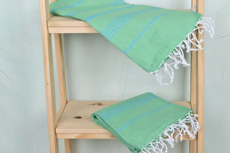 Turkish Towel Beach, Merry Christmas Gifts, Turkish Towel Monogram, Absorbent towel, Gift For Him, 70x40 Cotton Striped Towel, Decorative Towel - 5