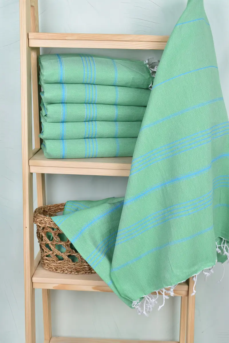 Turkish Towel Beach, Merry Christmas Gifts, Turkish Towel Monogram, Absorbent towel, Gift For Him, 70x40 Cotton Striped Towel, Decorative Towel - 3