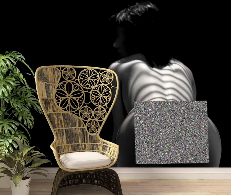 Elegant Sensual Photo Wallpaper: Printed Erotic Art for Your Space