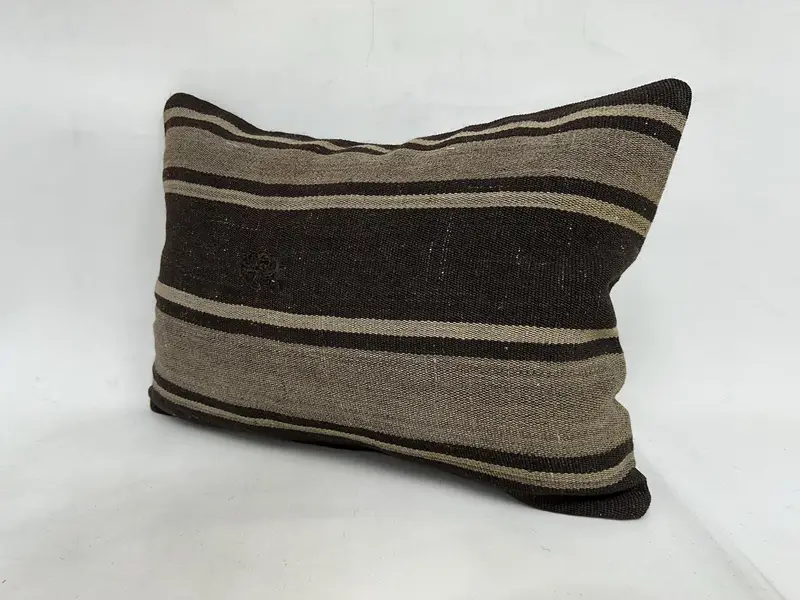 Outdoor Throw Pillow Cover, Pillow Cover, Interior Designer Pillow, Pillow for Couch, Throw Kilim Pillow, 20x28 Beige Pillow Sham - 4
