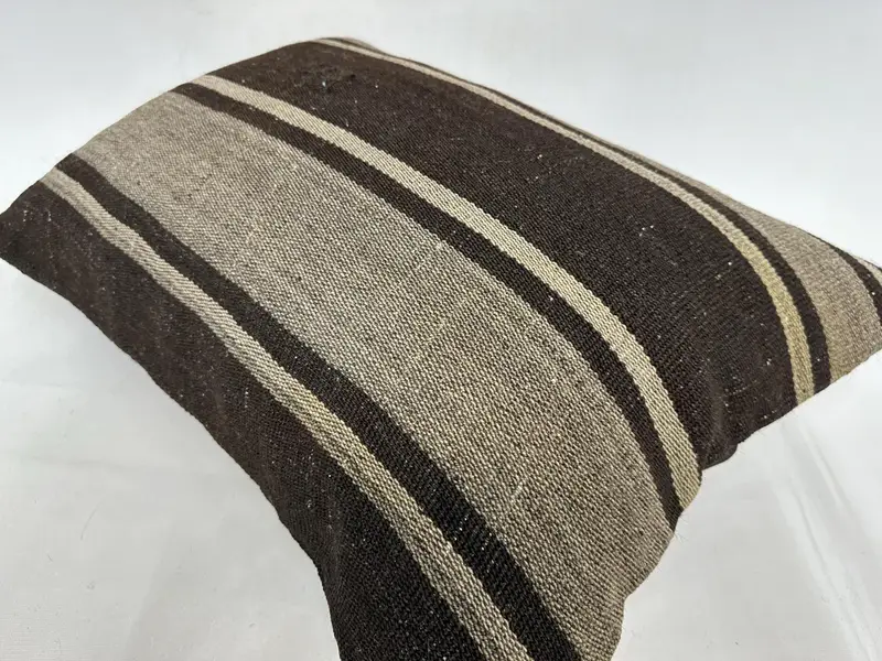 Outdoor Throw Pillow Cover, Pillow Cover, Interior Designer Pillow, Pillow for Couch, Throw Kilim Pillow, 20x28 Beige Pillow Sham - 6