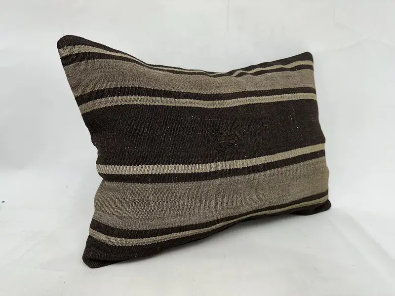 Outdoor Throw Pillow Cover, Pillow Cover, Interior Designer Pillow, Pillow for Couch, Throw Kilim Pillow, 20x28 Beige Pillow Sham - 3