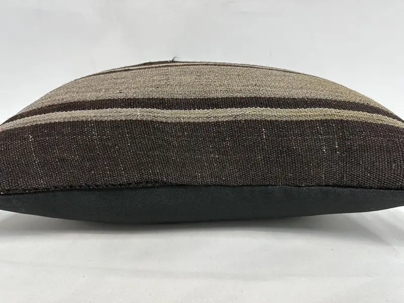 Outdoor Throw Pillow Cover, Pillow Cover, Interior Designer Pillow, Pillow for Couch, Throw Kilim Pillow, 20x28 Beige Pillow Sham - 5