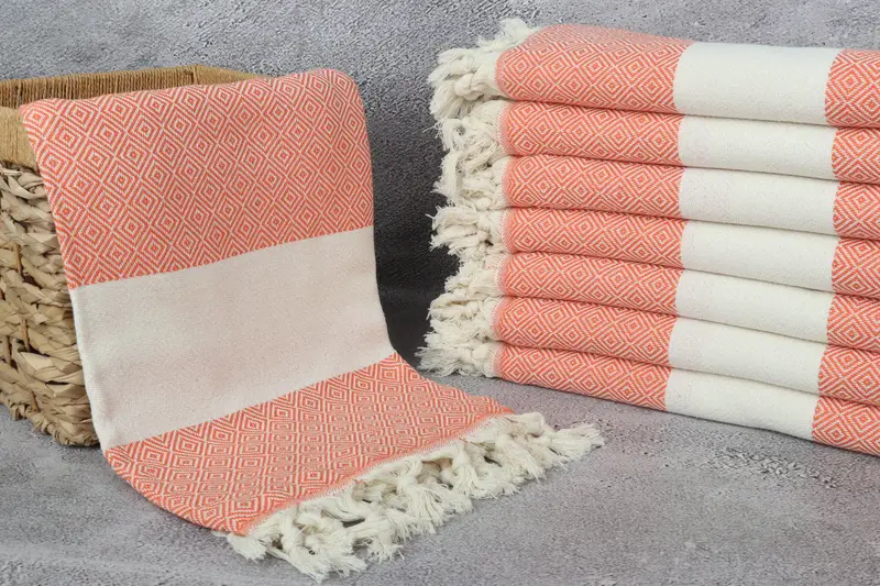 Absorbent towel, 70x40 Cotton Diamond Towel, Housewarming Gift, Gifts For Him, Custom Beach Towels, House Warming Gift, Gift For Him, Spa Towel - 3