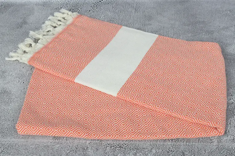 Absorbent towel, 70x40 Cotton Diamond Towel, Housewarming Gift, Gifts For Him, Custom Beach Towels, House Warming Gift, Gift For Him, Spa Towel - 6