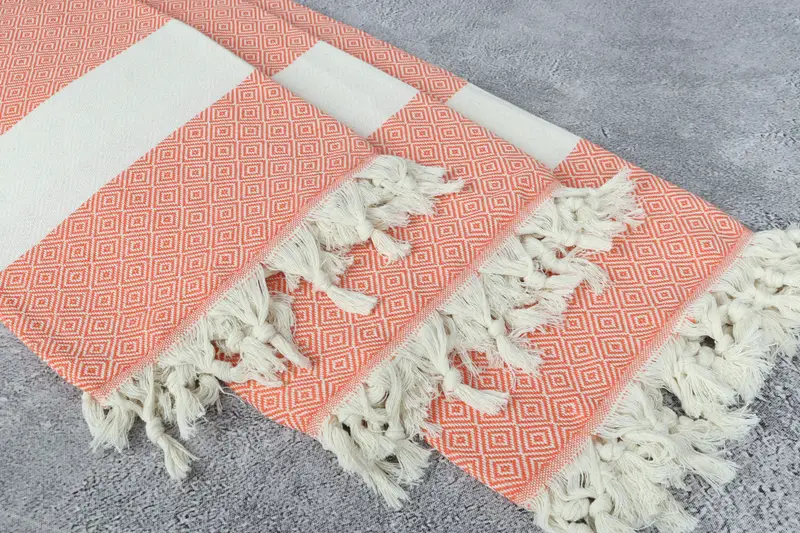Absorbent towel, 70x40 Cotton Diamond Towel, Housewarming Gift, Gifts For Him, Custom Beach Towels, House Warming Gift, Gift For Him, Spa Towel - 5