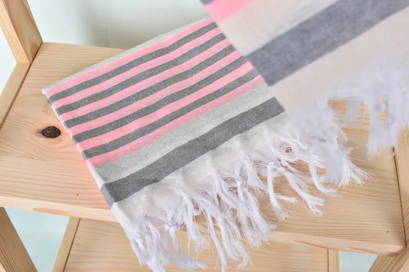 Bridesmaid Gifts Personalized, Peshtemal Towel, 68x40 Cotton Striped Towel, Spa Towel, Custom Towel, Absorbent Turkish towel, Bridesmaid Gift Towel - 5