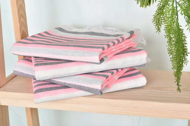 Bridesmaid Gifts Personalized, Peshtemal Towel, 68x40 Cotton Striped Towel, Spa Towel, Custom Towel, Absorbent Turkish towel, Bridesmaid Gift Towel - 7