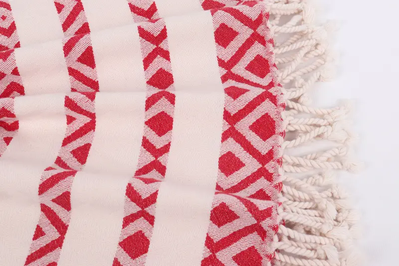 Beach Size Towel, Bachelor Party Gifts, Thin towel, Summer Gift, Organic Turkish towel, 70x40 Cotton Diamond Towel, Turkish Bath Towel Set - 8