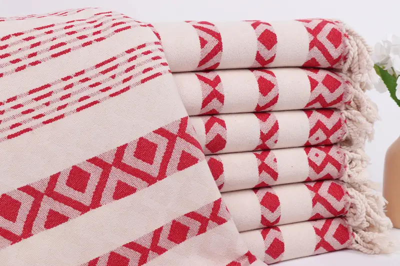 Beach Size Towel, Bachelor Party Gifts, Thin towel, Summer Gift, Organic Turkish towel, 70x40 Cotton Diamond Towel, Turkish Bath Towel Set - 1
