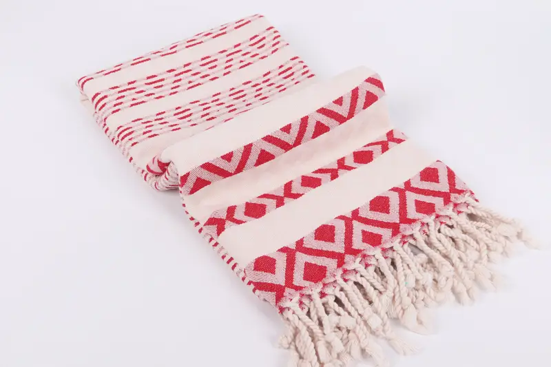 Beach Size Towel, Bachelor Party Gifts, Thin towel, Summer Gift, Organic Turkish towel, 70x40 Cotton Diamond Towel, Turkish Bath Towel Set - 6