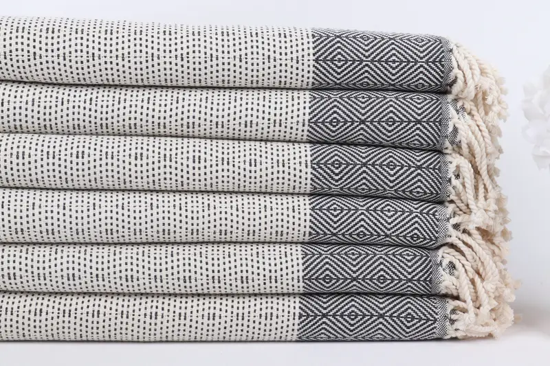 70x40 Cotton Diamond Towel, Welcome Wedding Gift, Gym Towel, Bachelor Gifts, Beach Towel Gift, Bridal Shower Gift, Miami Bachelorette Party Favors - 3