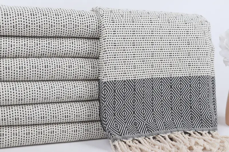 70x40 Cotton Diamond Towel, Welcome Wedding Gift, Gym Towel, Bachelor Gifts, Beach Towel Gift, Bridal Shower Gift, Miami Bachelorette Party Favors - 2