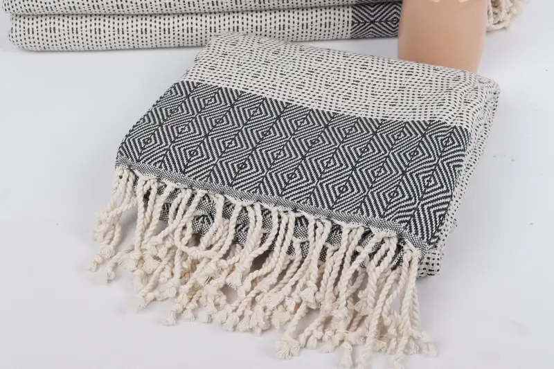 70x40 Cotton Diamond Towel, Welcome Wedding Gift, Gym Towel, Bachelor Gifts, Beach Towel Gift, Bridal Shower Gift, Miami Bachelorette Party Favors - 5