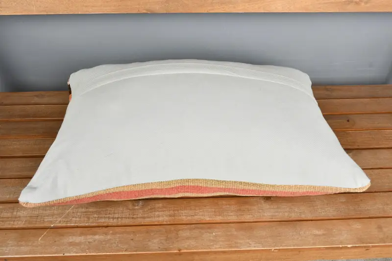 Pillow for Sofa, Boho Pillow Sham Cover, Cushion Cover, 16x24 Orange Cushion Cover, Vintage Pillow, Boho Chic Pillow Case - 5