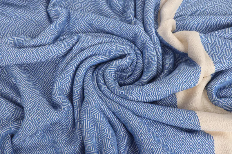 92x80 Cotton Diamond Towel, Bachelorette Gifts, Bedspread, Christmas Favors, Decorative Bedspread, Throw Blanket Couch, Thanksgiving Tablecloth - 8