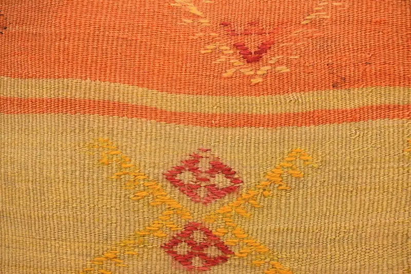 Turkish Corner Cushion, Turkish Pillow, Gift Pillow, Cushion Cover, Armchair Cushion Case, 16x24 Orange Pillow Sham, Pillow for Couch - 3