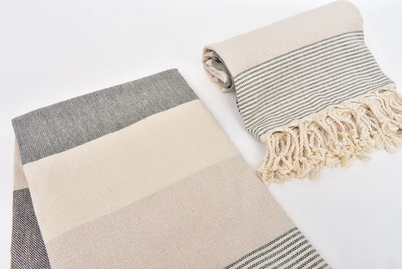 Turkish Towel Set, Wedding Gift, Hammam towel, Soft and absorbent Turkish towel, Home Gift, Beach Towel Bulk, Holiday Towel, Personalized Towel Gift - 7