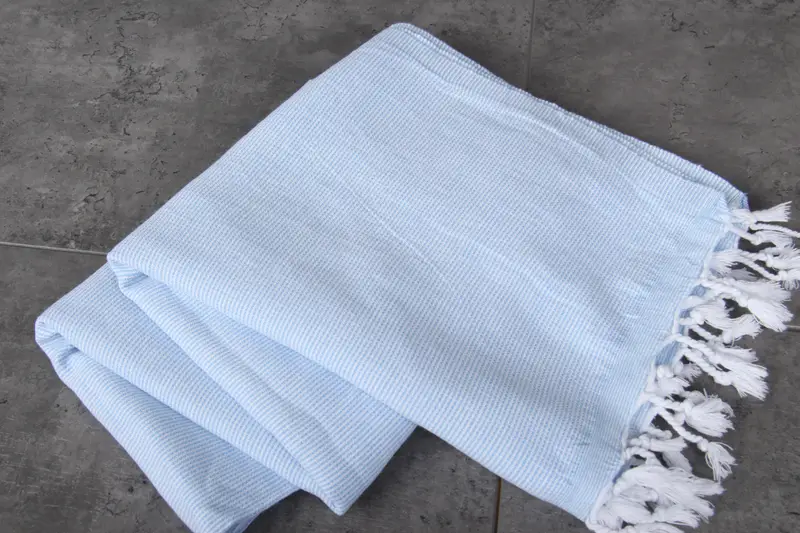 Custom Beach Towel, 68x40 Cotton Polka Dot Towel, Travel Towel, Gift For Boyfriend, Friends Beach Towel, Personalized Beach Towel, Fouta towel - 5