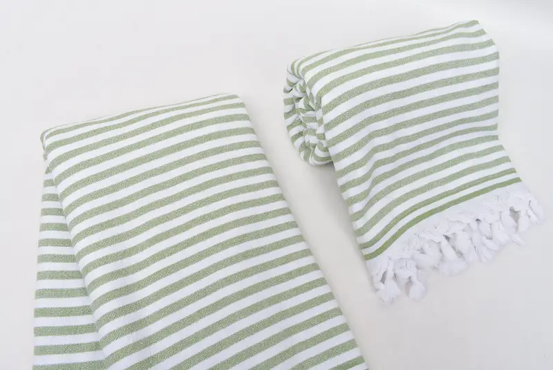 Yoga Towel, 70x36 Linen Terry Striped Towel, Luxury towel, Personalised Gift, Fouta towel, Peshtemal Towel, Custom Wedding Gift, Kids Beach Towel - 7