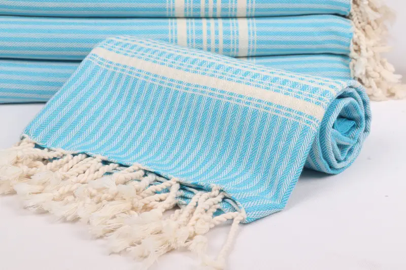 Large Beach Towel Personalized, Personalized Turkish Towel, Embroidery Towels, Quick-dry peshtemal, 68x38 Cotton Striped Towel, Bachelor Gifts - 4