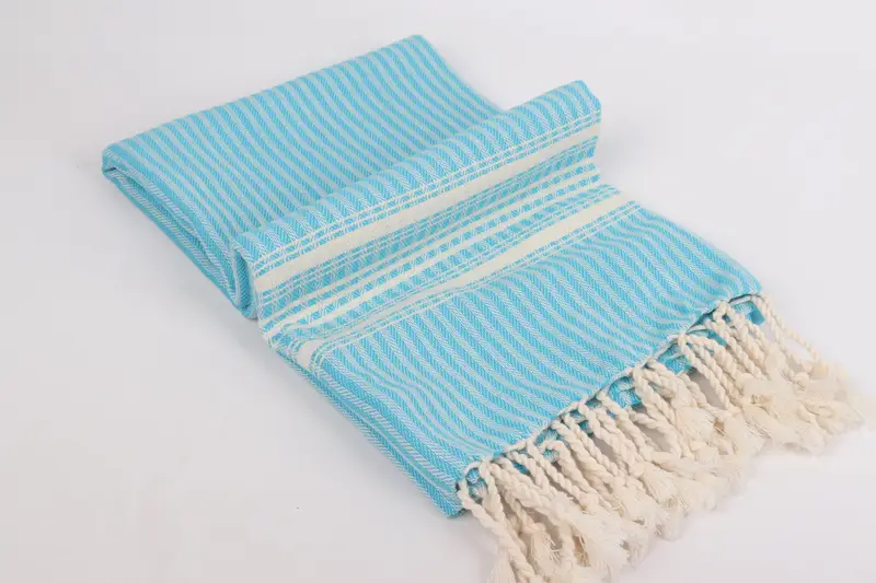 Large Beach Towel Personalized, Personalized Turkish Towel, Embroidery Towels, Quick-dry peshtemal, 68x38 Cotton Striped Towel, Bachelor Gifts - 6