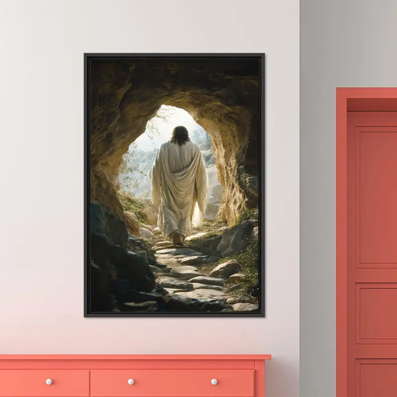 エレガントなクリスチャンキャンバス: クリスマスやクリスマスギフトに最適です。