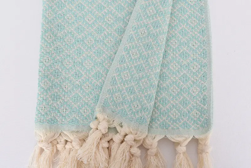 Bathroom Towels, Best Wedding Gift, Turkish Hand Towel, Personalized Dish Towel, Xmas Gifts, Anniversary Gift For Her, 38x20 Cotton Diamond Towel - 8