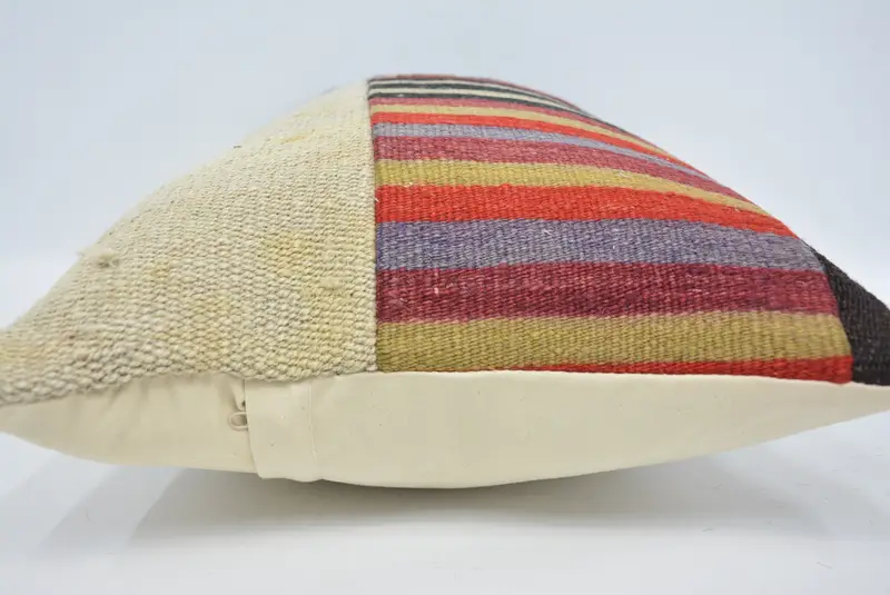 16x24 Brown Pillow Sham, Interior Designer Pillow, Sofa Bolster Pillow Case, Cushion Case, Vintage Kilim Pillow, Vintage Kilim Throw Pillow - 5