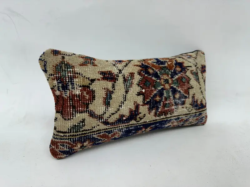 Pillow Case, Ethnic Throw Pillow, Wholesale Pillow Case, Turkish Pillow, 8x16 Red Cushion, Kilim Pillow Cover, Throw Kilim Pillow - 3