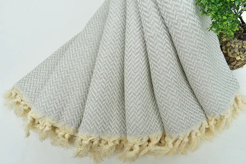 Small Bath Towels, Best Wedding Gift, Wedding Gift, Bathroom Towel, 36x18 Cotton Chevron Towel, Personalized Kitchen Towel, Organic Tea Towel - 4